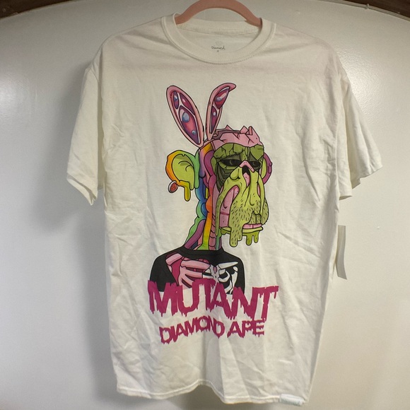 Diamond men’s White Shirt Medium - Picture 5 of 6